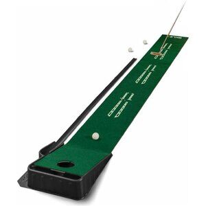 SKLZ ACCELERATOR PRO - Indoor Golf Putting Mat with Auto-Ball Return &